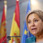 La vicepresidenta de la Junta de Castilla y León, Rosa Valdeón, comparece en rueda de prensa posterior al Consejo de Gobierno-Ical