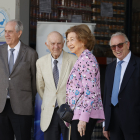 Visita de la Reina Sofía al Banco de Alimentos con motivo de su décimo aniversario. MARIO TEJEDOR