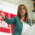 Susana Díaz, en el Palacio de Congresos de Granada.-MIGUEL ÁNGEL MOLINA / EFE