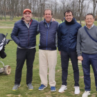 Los integrantes del Club de Golf Soria en la Liga de Clubes. HDS