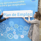 Marimar Angulo presenta su idea número 10 junto con algunos integrantes de la candidatura. / Ú.S.-