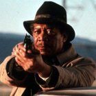 Morgan Freeman, en una escena de la pelicula 'Seven'.-