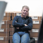 El escritor Lars Mytting, en una visita a Madrid el pasado mes de noviembre.-AGUSTÍN CATALÁN