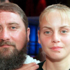 Jelena Dokic junto a su padre en un Open de Australia del año 2000.-/ AFP