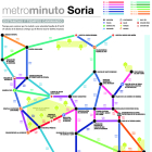 Mapa de Metrominuto Soria. HDS