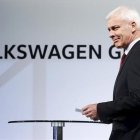 Matthias Müller, presidente de Volkswagen, en Detroit.-REUTERS / MARK BLINCH