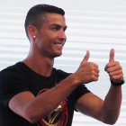 Ronaldo, durante su visita a China.-WU HONG / EFE