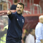 López Garai en el partido del pasado jueves ante el Sporting de Gijón en la Copa del Rey.-Valentín Guisande