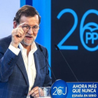 El presidente del Gobierno en funciones, Mariano Rajoy, en un acto en Durango el pasado sábado.-EFE / IÑAKI ANDRÉS