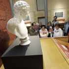 La exposición 'Los clásicos hablan de Numancia', inaugurada ayer.-Luis Ángel Tejedor