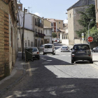 Calle de la Merced donde se encuentra lo que queda del convento de la Merced, donde murió Tirso de Molina.-L.A.T.