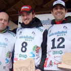Julián Antonio Salas, Javier Ruiz y Javier Alemanno en el podio final de la Soria Unlimited. / Soria Unlimited-