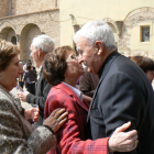 Saturio Lapeña durante el homenaje/EVA SÁNCHEZ-