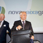 Julio Fernández Gayoso, copresidente de Novacaixagalicia, en la primera asamblea de la caja, en el 2010.-EFE / CABALAR