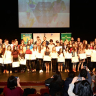 Los premiados por sus logros a lo largo del año pasado 2016 en la Gala del Deporte que en la tarde de ayer se celebró en el Palacio de la Audiencia.-Álvaro Martínez