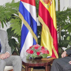El rey Felipe VI se reúne con Raúl Castro antes de marcharse de Cuba.-ESTUDIOS REVOLUCIÓN / VÍDEO: N. ESTELAR / EFE