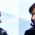 El candidato presidencial, Daniel Scioli, y su mentora, la presidenta Cristina Fernandez de Kirchner.-REUTERS / MARCOS BRINDICCI