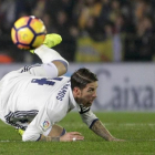 Sergio Ramos durante el Villarreal-Madrid en el estadio de la Cerámica.-REUTERS / HEINO KALIS