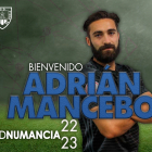 Mancebo llega al Numancia procedente del DUX de Madrid. HDS