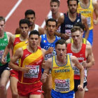 Marc Alcalà, en la final de 1.500.-AFP / DIMITAR DILKOFF