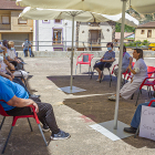 Los vecinos de Cihuela reivindican una consulta médica fija a la semana . MARIO TEJEDOR
