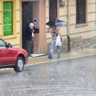 Precipitaciones registradas en Soria en el pasado mes de julio. / ÁLVARO MARTÍNEZ-