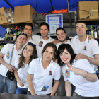 Miembros de la directiva del Bullicio en Valonsdero.-