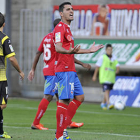 Juanma es uno de los centrales del Numancia en el inicio de temporada. / DIEGO MAYOR-