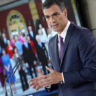 Pedro Sánchez, en la rueda de prensa posterior al Consejo de Ministros-JOSÉ LUIS ROCA