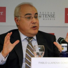 El magistrado Pablo Llarena en los cursos de verano de la Complutense en El Escorial.  /-TANIA TAPIA