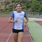 Marta Pérez Miguel en las pistas de atletismo de Los Pajaritos.-VALENTÍN GUISANDE