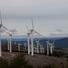 Imagen de un parque eólico en la provincia de Soria.-- ICAL