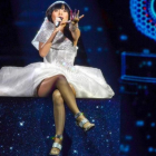 La representante de Australia en el Festival de Eurovisión, Dami Im, durante su actuación en las semifinales del jueves.-TT NEWS AGENCY
