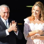 El presidente de Brasil y su esposa.-EL PERIÓDICO