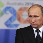 El presidente ruso, Vladimir Putin, en una conferencia del G-20, en Brisbane (Australia).-RIA NOVOSTI / REUTERS