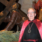 El cofrade de Las Caídas de Jesús, José Luis Monteseguro. / V.G. -
