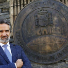 El subdirector general del Centro Nacional de Inteligencia (CNI), Luis Jiménez, este lunes en la sede del organismo.-AGUSTIN CATALÁN