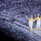 Inauguración de los Juegos de PyeongChang, donde se hicieron eco de los derechos LGTBI.-VCG