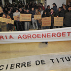 Participantes en el acto de protesta. / V. G. -