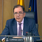 El secretario general de Instituciones Penitenciarias, Ángel Luis Ortiz González, durante su comparecencia ante la Comisión de Interior del Congreso este jueves.-EL PERIÓDICO