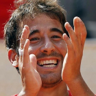 Marc López, pareja de Feliciano en el doble finalista en Roland Garros.-AP / ANDRÉS KUDACKI