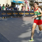 Dani Mateo, en la media maratón de Soria.-MARIO TEJEDOR