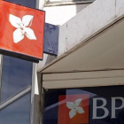 Emblema del banco portugués BPI en una oficina de Lisboa.-REUTERS / JOSE MANUEL RIBEIRO