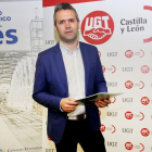 Jornada 'Industria 4.0. Una oportunidad, una obligación' en la que participa el secretario de Política Sindical, Industria y Empleo de UGT en Castilla y León, José Raúl Santa Eufemia-ICAL