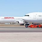 Aviones de Iberia en una imagen de archivo.-EL PERIÓDICO