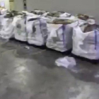 La droga está valorizada en 343,8 millones de euros en el mercado negro.-BORDER FORCE