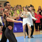 La doble jornada de baile deportivo se celebró ayer en Los Pajaritos.-Mario Tejedor