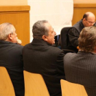 Los cuatro acusados en el juicio de La Seda.-RICARD CUGAT