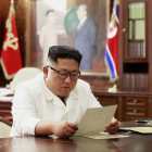 El líder norcoreano Kim Jong-un.-AP / KCNA VIA KNS
