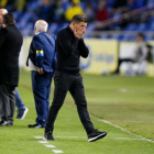 Carrión se lamentaba del rendimiento de su equipo en Las Palmas.-Área 11